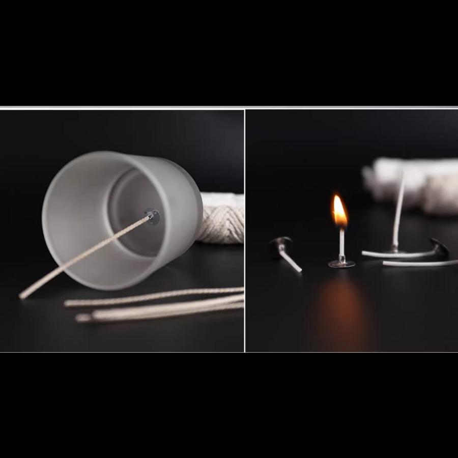 100 PCS/500 PCS 6.5-16cm Candle Wicks Smokeless Wax Pure Cotton Core For DIY Candle Making Pre-Waxed Wicks Party Supplies