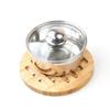 Kitchen Eco-friendly Natural Bamboo Non-Slip Pan Stand Pot Trivet Insulation Mat Dishes Holder