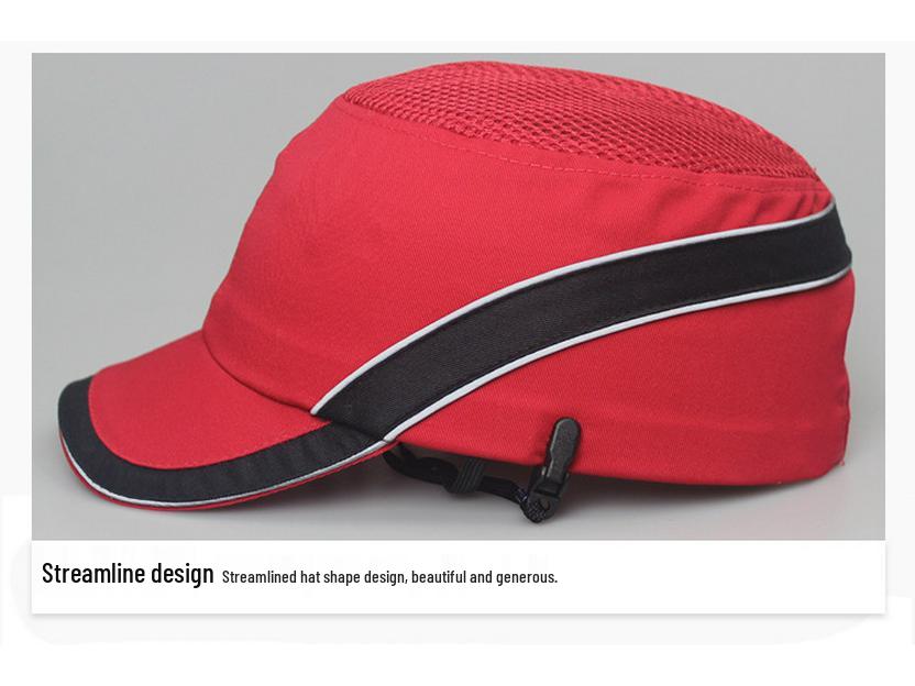 Lightweight Breathable Anti-Bump Cap with PE Shell for Impact Protection and Safety