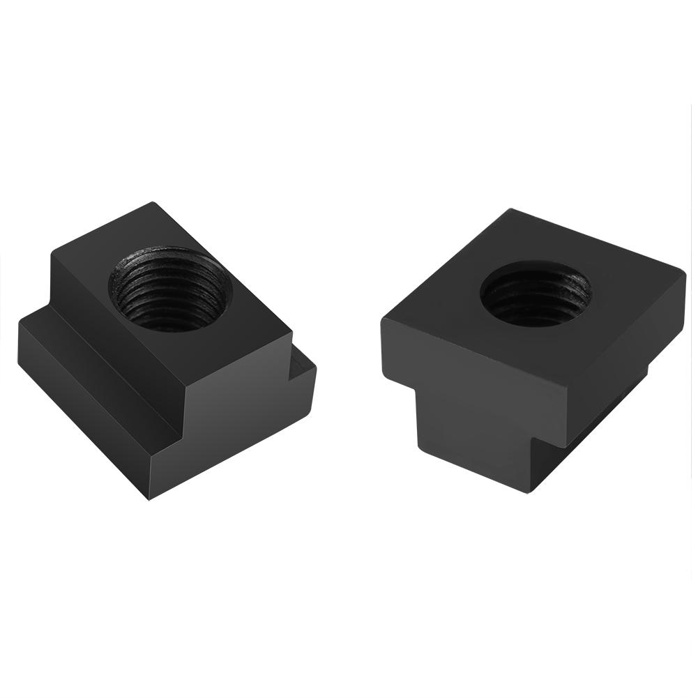5 Pcs  Black Oxide Finish T Slot Nuts M16 Threads Fit Into T Slots In Machine Tool Tables