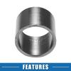 A ABSOPRO Motorcycle Exhaust Air Muffler Pipe Gasket 38mm Inner Diameter 45mm Outer Diameter