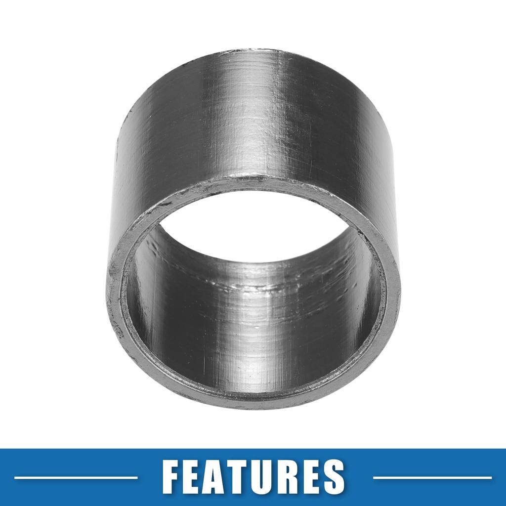 A ABSOPRO Motorcycle Exhaust Air Muffler Pipe Gasket 38mm Inner Diameter 45mm Outer Diameter