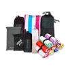 Double Sided Velvet Beach Towel Striped Microfiber Quick Dry Absorbent Swim Towel Beach Swimming Fitness Sporty Wodne