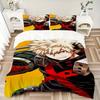 Heroic Anime Character Print 3Pcs Bedding Setduvet Cover With 2 Bedropillowcase Home Birthday Gift