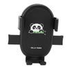 Cycle Phone Holder Shock Absorbing Quick Release All Around Protective Panda Pattern Handlebar