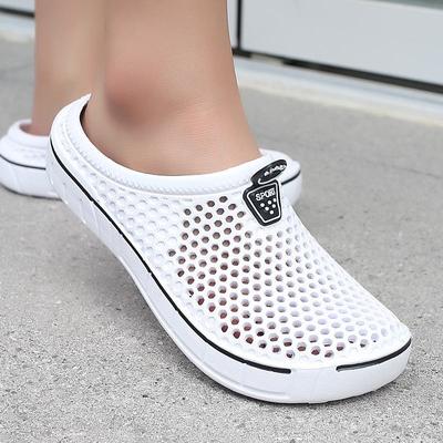 Damen Cross-Border Gartenschuhe mit Löchern Frauen Garten Clogs Schuhe Casual Hausschuhe Sommer Schnelltrocknend Anti-Rutsch Atmungsaktiv Strandsandalen
