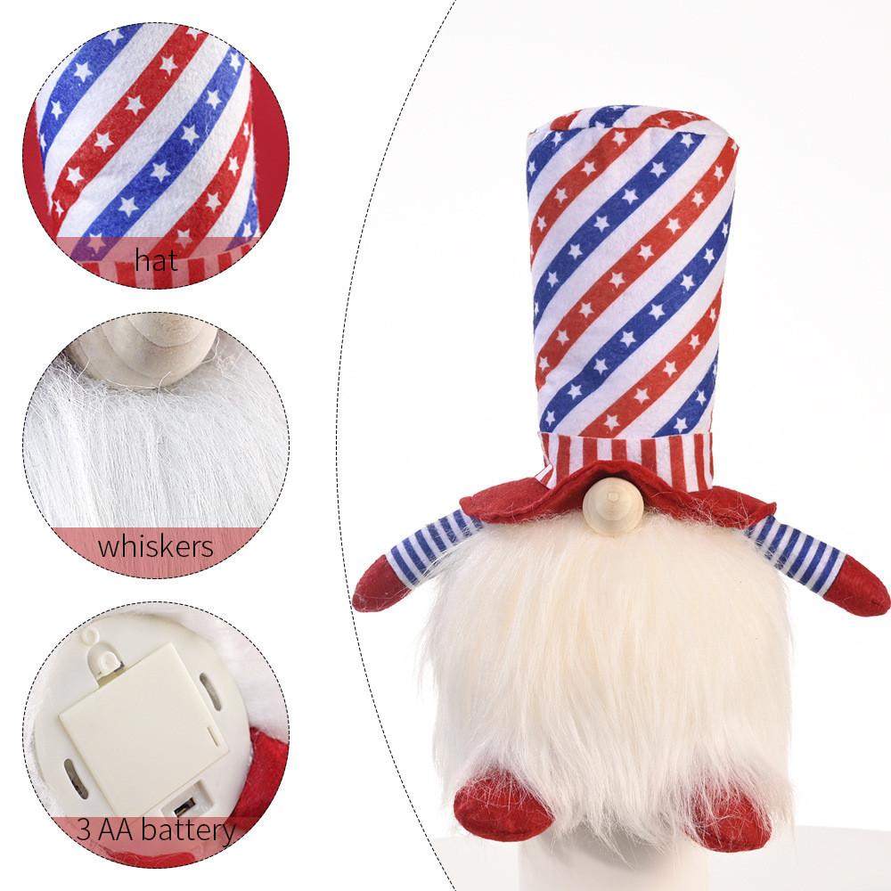 Usa Mesmerizing 2021 Independence Day Bright Faceless Doll Holiday Keepsake Children For