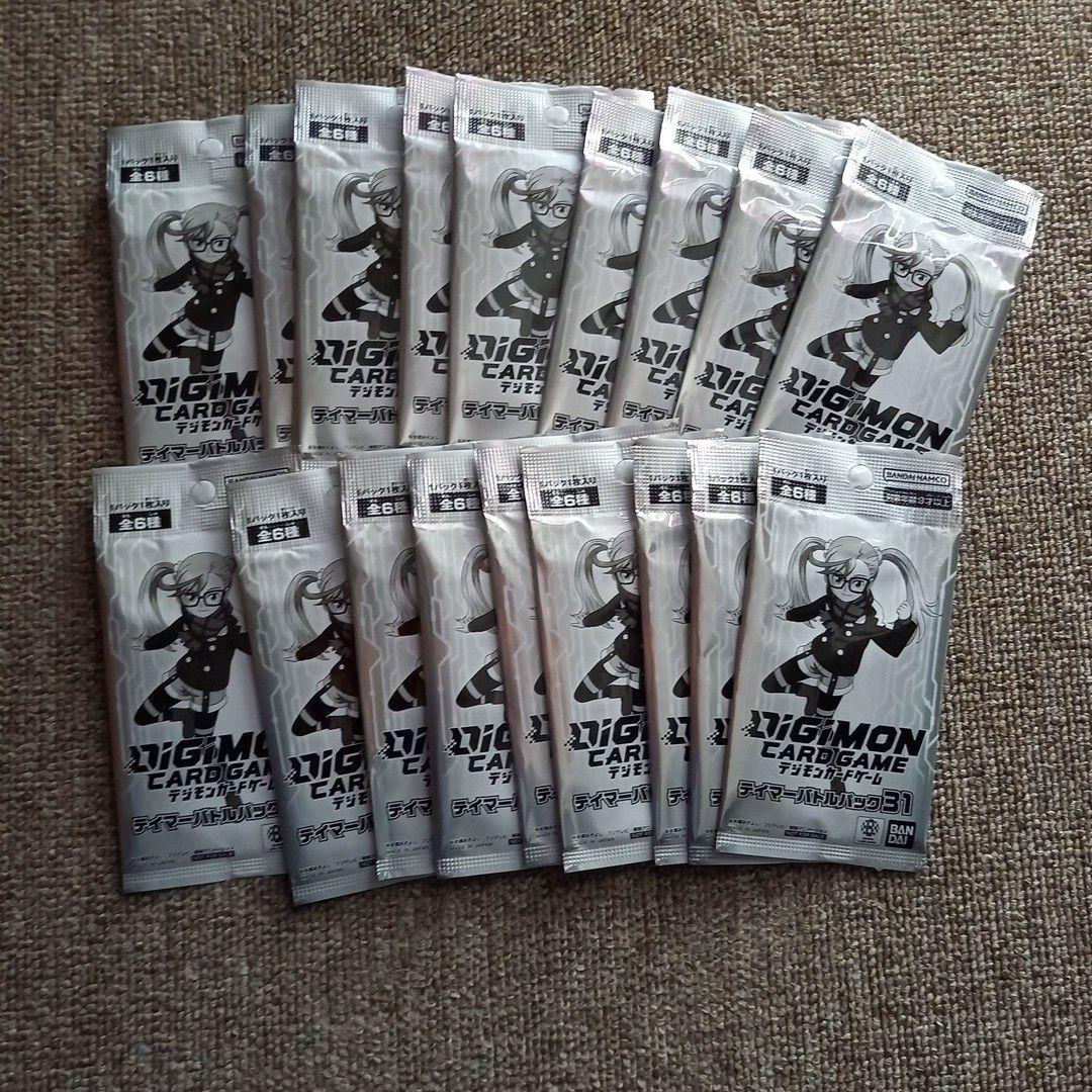 Used Tamer Battle Pack 31 Unopened 18 pack set Digica Digimon card