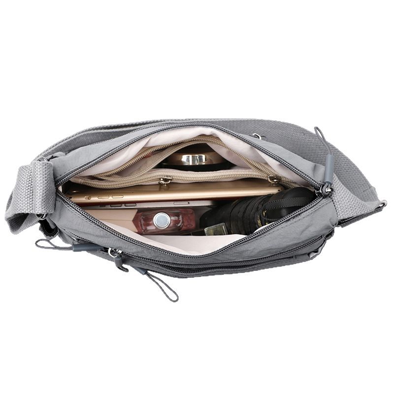 Multi Layer Casual Lightweight Shoulder Crossbody Bag for Women, Fashionable, Simple, Versatile, with Multiple Compartments