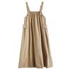 Sleek Summer Korean-Style Plus-Size Spaghetti Strap Overalls Dress