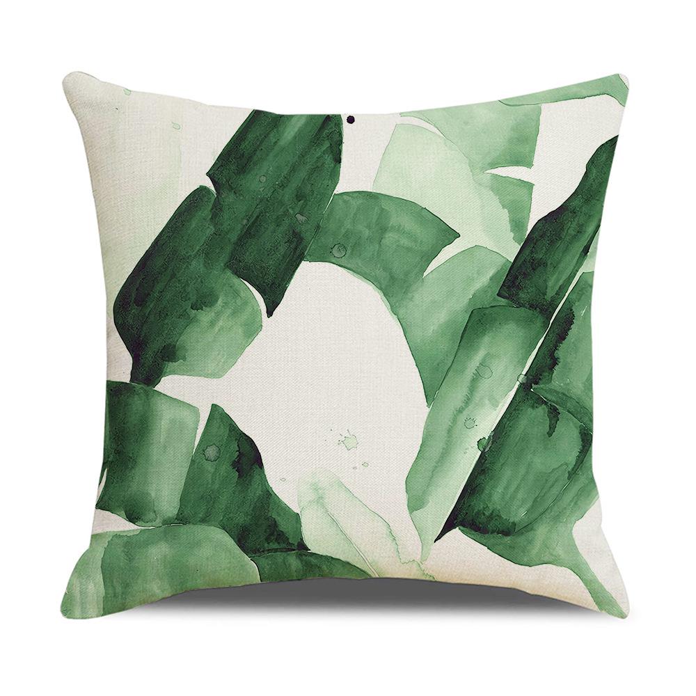 Nordic Tropical Plant Pillowcase - New Home & Office Decor Cushion Cover
