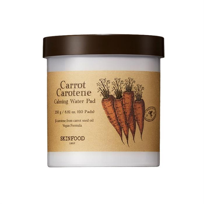

Skinfood Carrot Carotene Calming Water Pads, 60 Sheets (9967294) basic