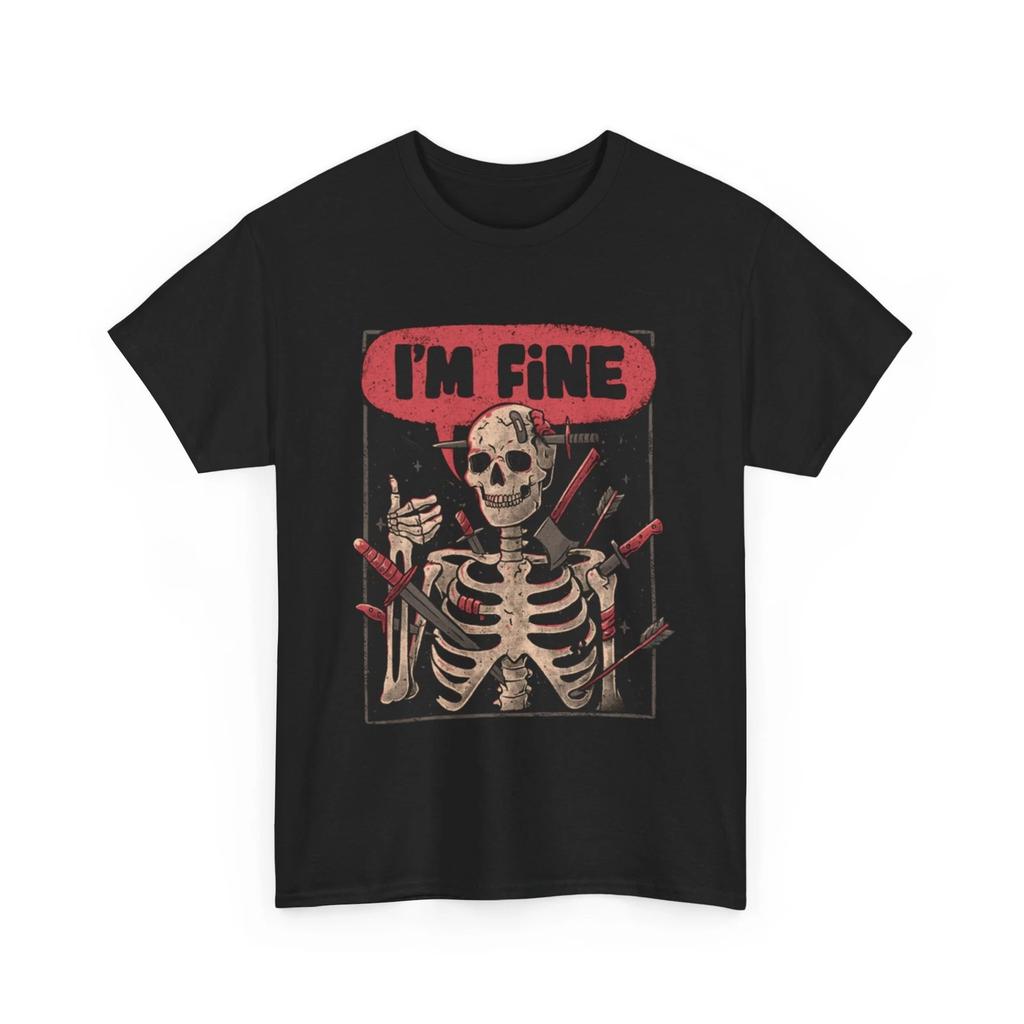 I'm Fine T-Shirt | I'm Fine Skeleton Shirt