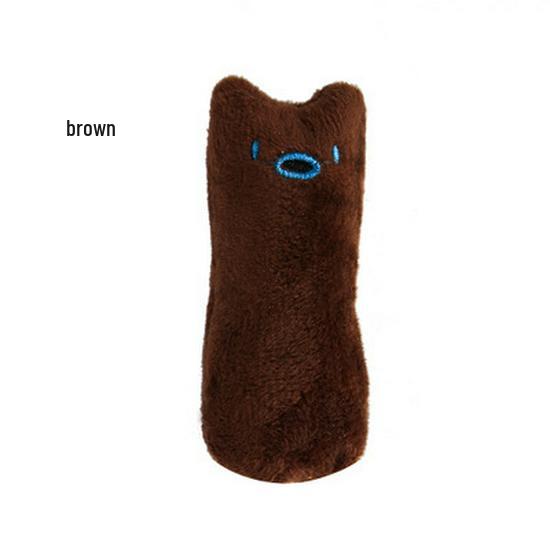 Catnip Plush Cat Toy with Crinkle Paper - Durable for Chewing, Grinding, and Teething.