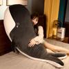 Whale Body Pillow, Whale Plush Toy, Cushion, Belly Pillow, Extra Large (Total Length 120cm), Animal, Large Size, Soft, Side Sleeping, Washable, Girl,