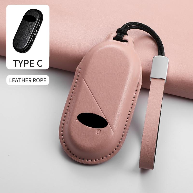 For BMW Mini Cooper JCW Countryman Aceman Cabrio F55 F56 F57 F54 F60 Car Remote Key Case Cover Shell Keychain Garnish Accessorie