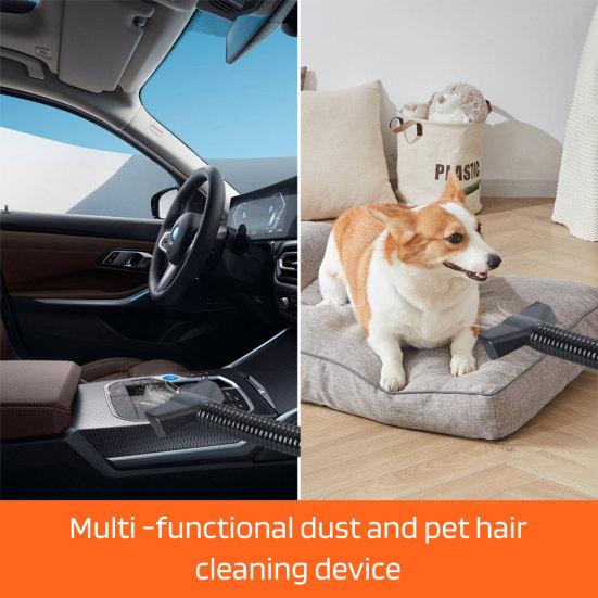 Elektrischer Laubbläser Akku, Elektrischer Laubbläser für Rasenpflege, Akkubetriebener Laubbläser zum Schneeräumen (2 Batterien & 1 Ladegerät enthalten)