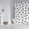 Animal Paw Print Bathroom Shower Curtain Bathroom Partition Curtain Light Opaque Waterproof Material Bathroom
