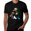 Gaston lagaffe T-shirt Moda Casual Manica Corta T-shirt in Cotone