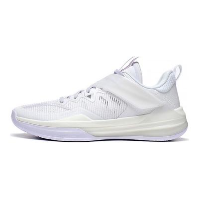 LiNing Blade 3 Team Scarpe da Basket Professionali da Uomo Resistenti Traspiranti a Taglio Basso Sneakers Bianche ABAS095-3