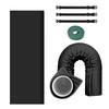 Portable Air Conditioner Hose Insulation Cover Protective Cover Installation Kit  For 5-inch And 9-inch Diameter Exhaust Hoses
