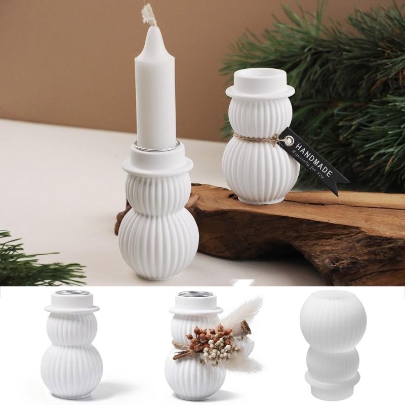 Reusable Silicone Column Candle Mold Table Centerpiece Mold for Creating Unique Resin Art Jewelry and Tabletop Displays