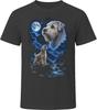 Wheaten Terrier Howling At the Moon T-Shirt