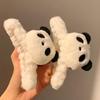Cute Plush Doll Panda Hair Claw  Cartoon Korean Style Animal Shark Clip Large Size Winter Hair Clip Girls Daily Headwear