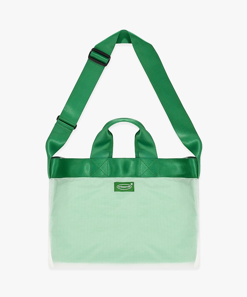 Trimarch Tri / Sheer Layered Cross Bag / Green