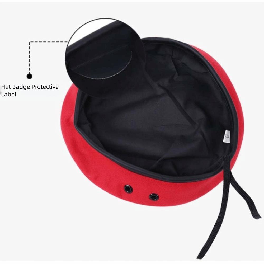 Boina de Outono e Inverno Chapéu Ajustável Boina de Pintor Unissex Chapéu de Uniforme Mulheres Homens