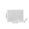 Cutting Pad Double Sided Gridded Table Protector PVC Material Clear Measurement Lines