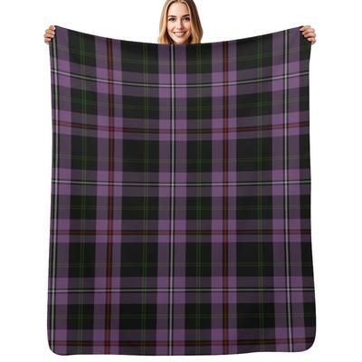 Chapman Clan Surname Last Name Scottish Tartan Throw Blanket Luxurious Soft Blanket Holiday Gift for Family