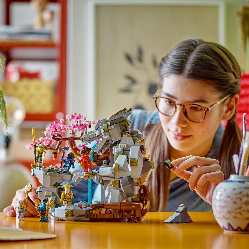 LEGO Ninjago Dragonstone Falls Toy Present Birthday Block Christmas Boys Girls Children Battle Robot 71819