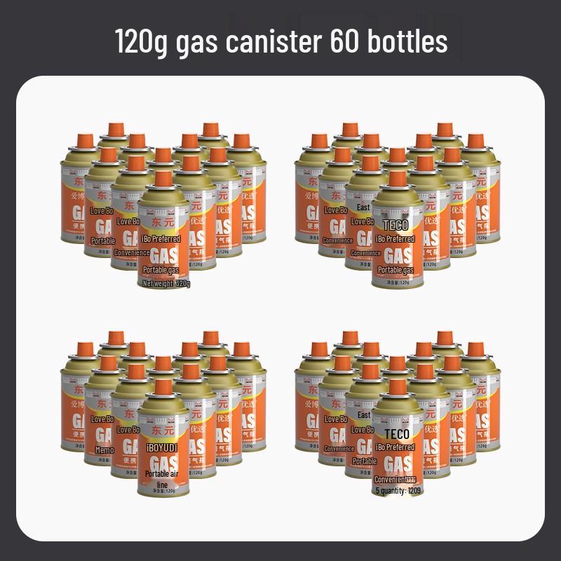 Explosion-Proof Portable Gas Stove with LPG Canister for Outdoor Use