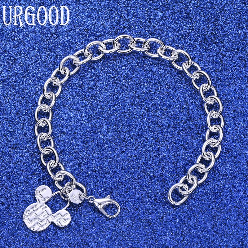 925er Sterlingsilber Mode Geschenk Anhänger Armband Schmuck
