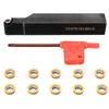 Face Milling SRAPR1616H10 Lathe Tool Holder+10Pcs RPMT10T3MO Carbide Rt