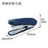Plus Stapler Raku Hit with BL Staples, Blue, ST-010RH 30-983