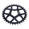 34T Bike Chainring 7075 Aluminum Alloy Positive Negative Tooth Round Chainwheel for GXP Road Bikes