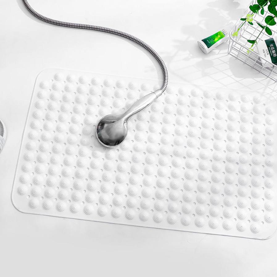 Odorless Bathroom Non-slip Mat Bath Shower Large Suction Cup Massage Foot Pad Sanitary Interval Water Floor Mat