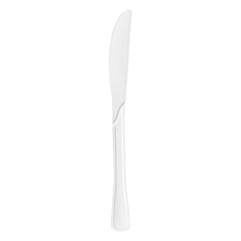 WS Disposable Serrated Plastic Knives, 1000-Count
