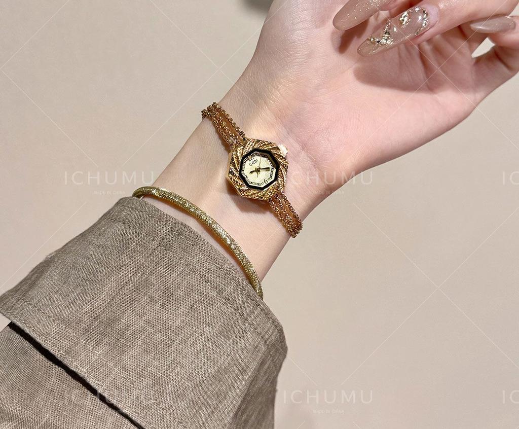 Women'S Watch, Bracelet Style, Luxurious And High-End, Exquisite And Fashionable, Elegant Quartz Watch. High-Quality Timepiece.