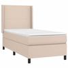 3132362 vidaXL Divan Bed with Mattress Cappuccino 90x200 Cm
