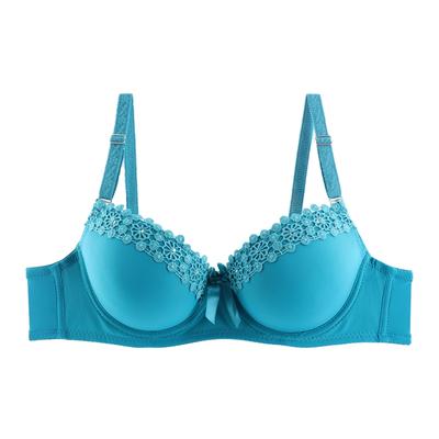 Női Párnázott Formázott Kosaras Melltartó Szexi Masnival Kényelmes Push Up Melltartó Merevítővel Melltartók 80B 90B 95B - B003