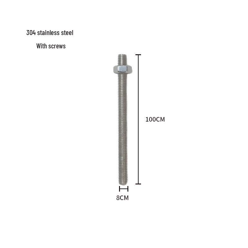 304 Stainless Steel M8/M10 Threaded Rod Bolt Stud