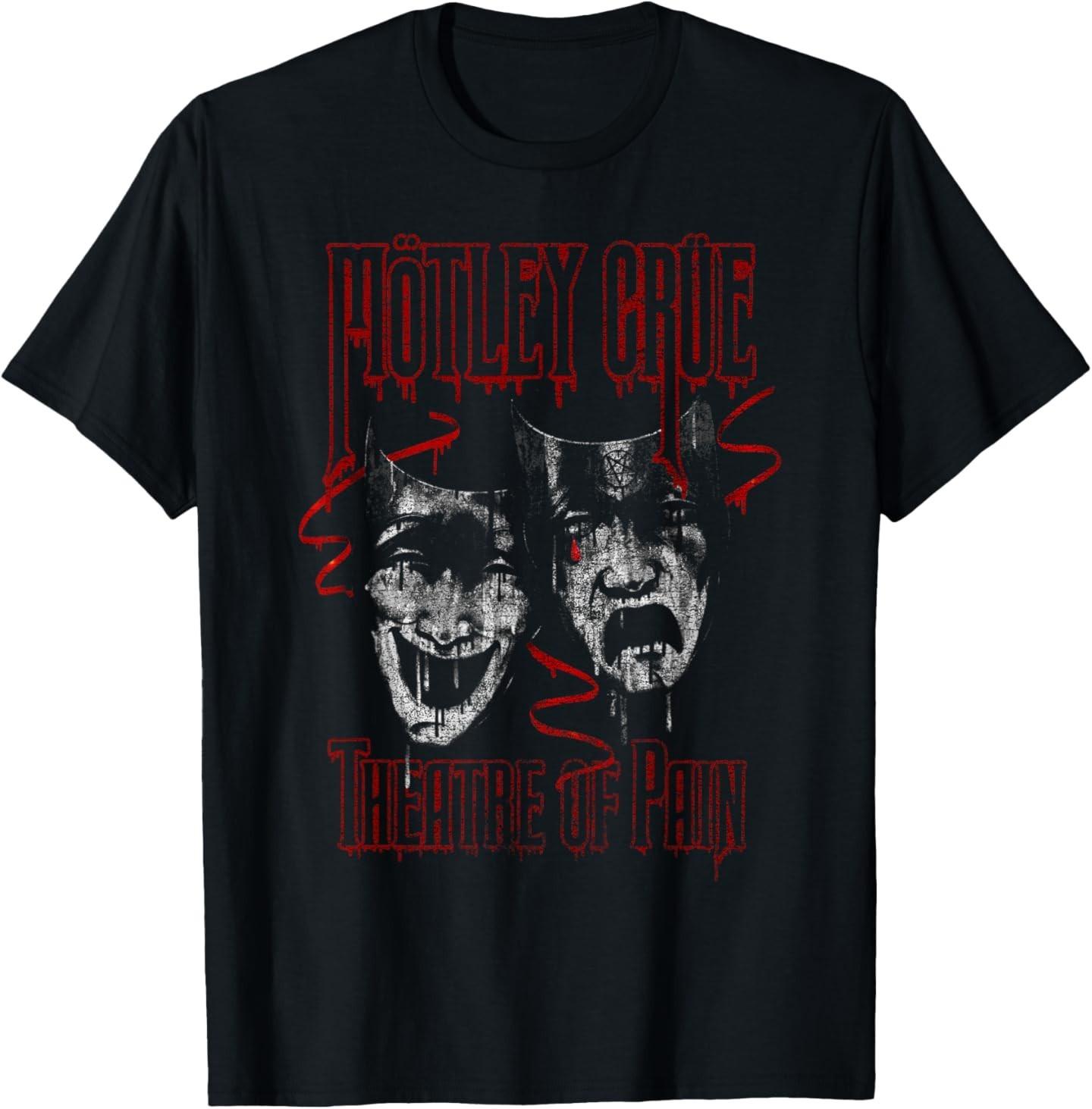 

Mötley Crüe – Theatre Of Pain Rustic Drip T-Shirt Mens Womens Tees Top S
