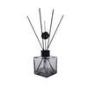 Advanced Aromatherapy Square Glass Bottle with Rattan Diffuser Sticks