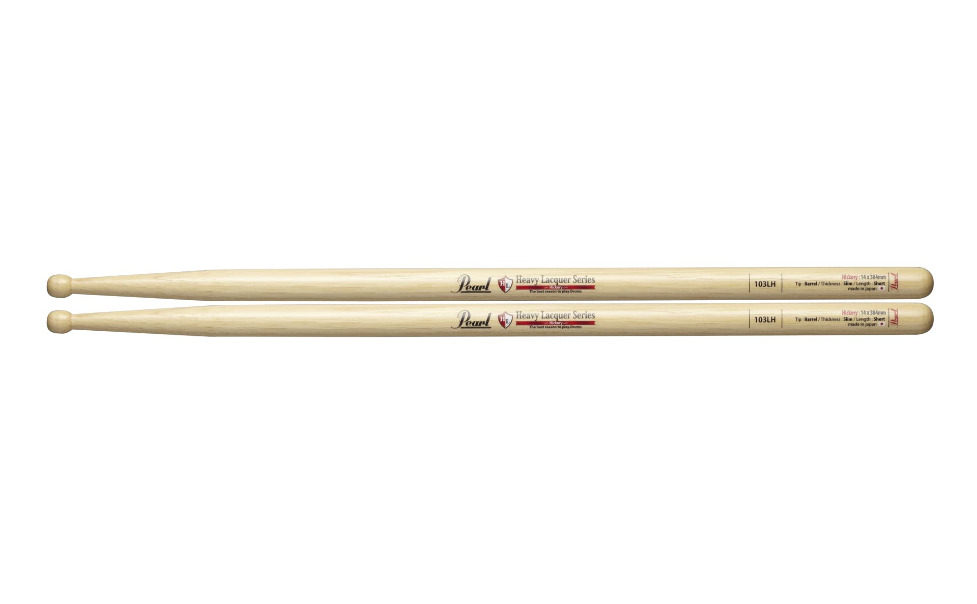 

Pearl Pearl Lacqur Drumstick Hickory 103LH [Heavy Series]