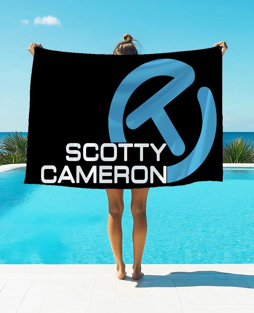 1Pcs S-Scotty C-Camerons Microfiber Beach TowelFlat Print Professional Sport Bath Towel Quick Dry Soft Yoga GymTowelforMenAdults