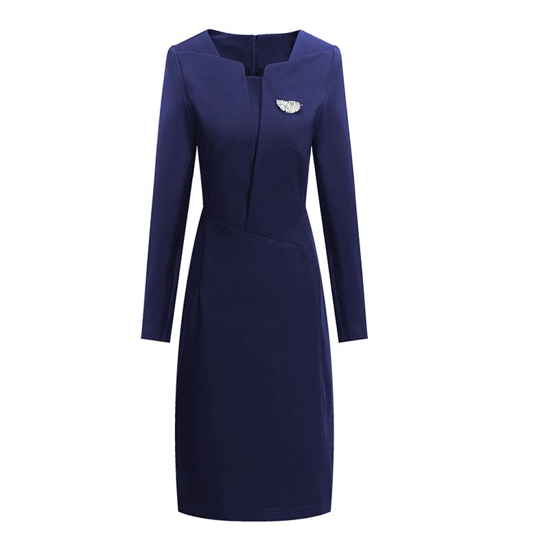 

Женское профессиональное платье с длинным рукавом Trollman M