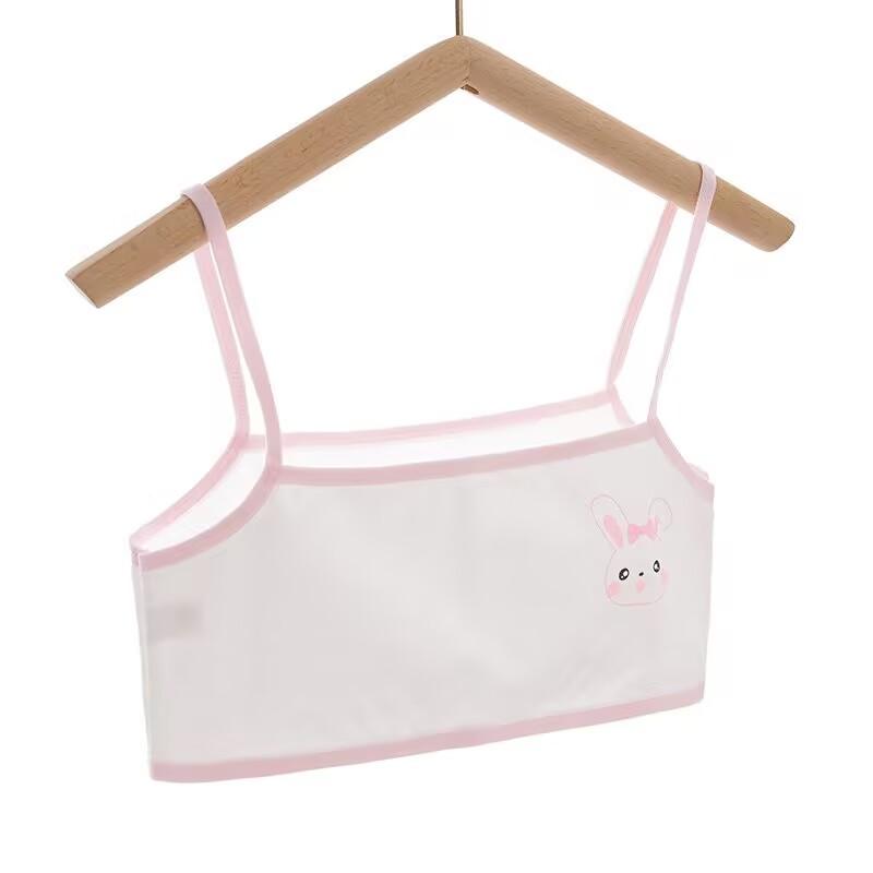 Girls Comfortable Bra Sports Training Bra Cotton Crop Top Kids Underwear 8-14years